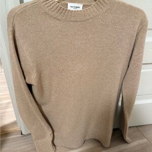 Octobre Beige Crewneck Men's Sweater